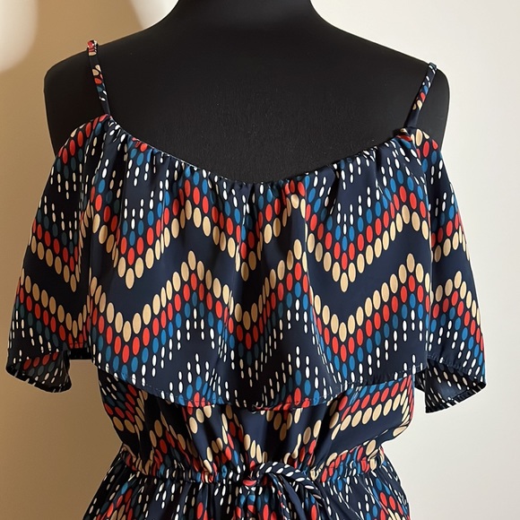 GLAM Ruffled Strap Mini Dress - Picture 2 of 9